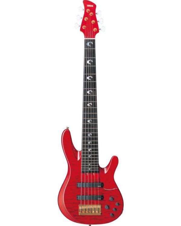 Yamaha TRBJP2 John Patitucci 6-String Bass, Translucent Dark Red 