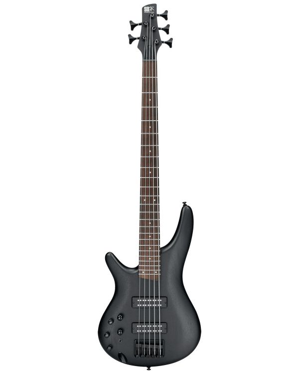 Ibanez SR305EBL-WK Left Handed 5-String Bass, Weathered Black