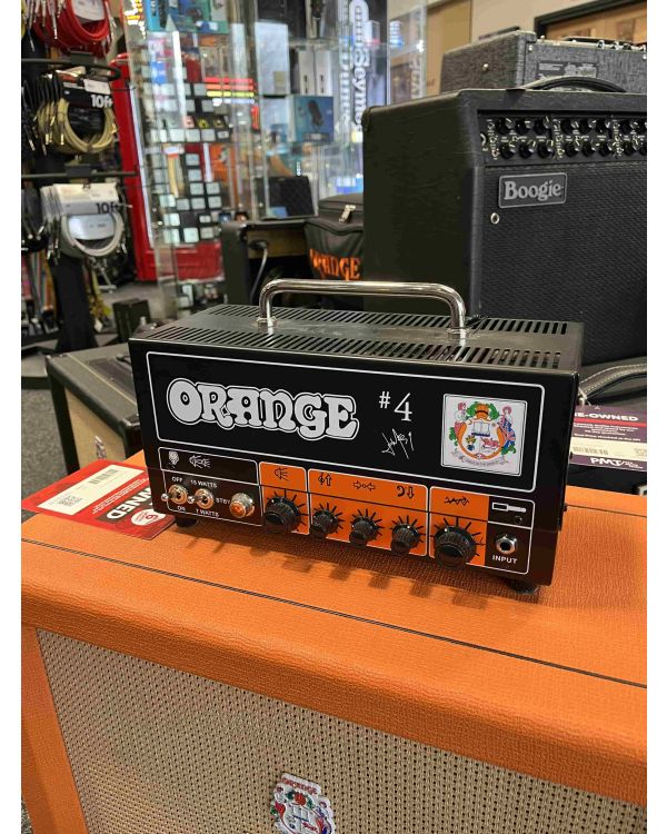Pre-Owned Orange #4 Jim Root Signature Terror Guitar Head (050472)