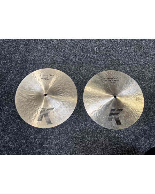 Pre-Owned K Custom 14" Dark Hats Cymbal (051015)