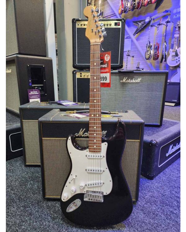 Pre-Owned Fender American Standard Stratocaster, Left-Handed, Black (046446)