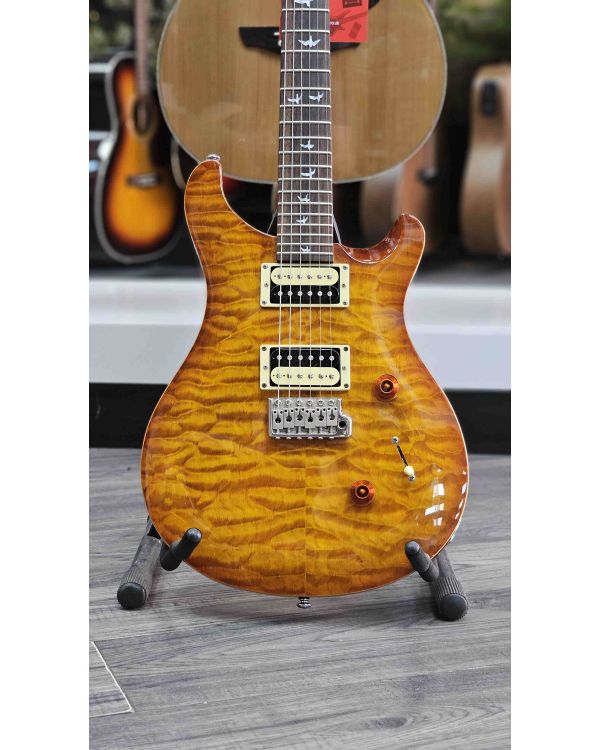 Pre-Owned PRS SE Custom 24 Quilt Top Amb (044044)