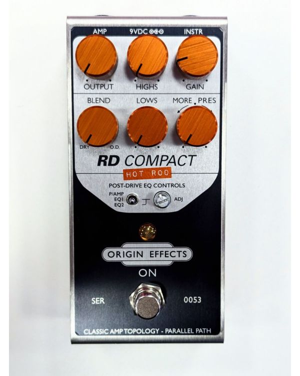 Pre-Owned Origin FX RD Compact Hot Rod Overdrive Pedal (043052)
