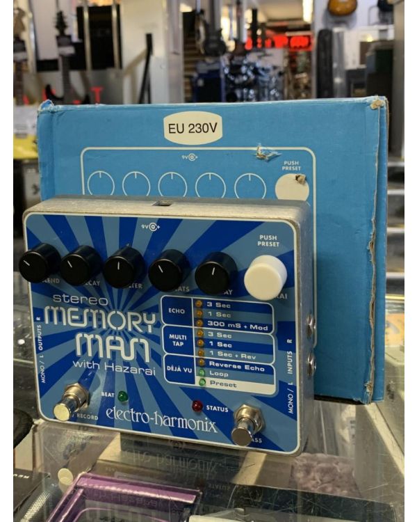 Pre-Owned EHX Stereo Memory Man with Hazarai (044918)