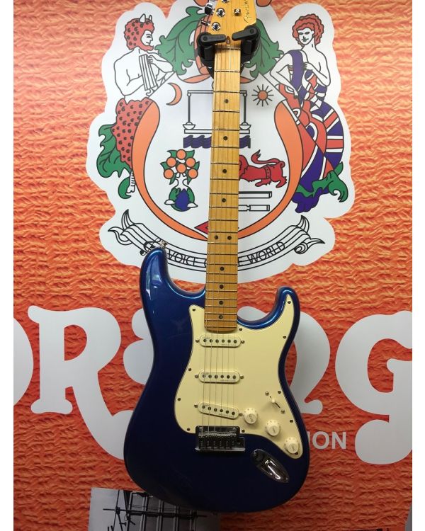 Pre-Owned Fender AU Strat MN Cobra Blue (049735)