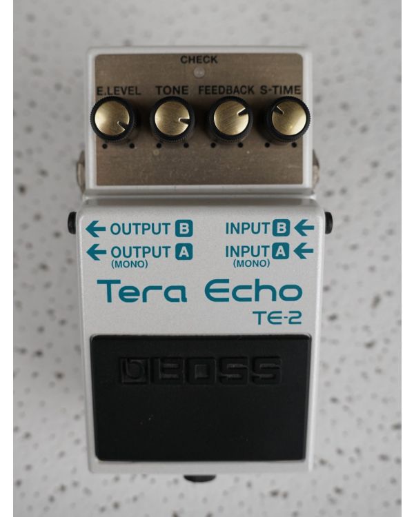 Pre-Owned Boss TE-2 Tera Echo Guitar Effects Pedal (000054)