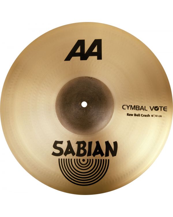 Sabian AA 16" Raw Bell Crash Cymbal