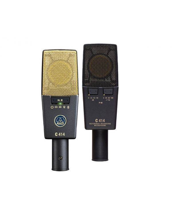 AKG C414B XL2 Condenser Microphones (Stereo Matched Pair)
