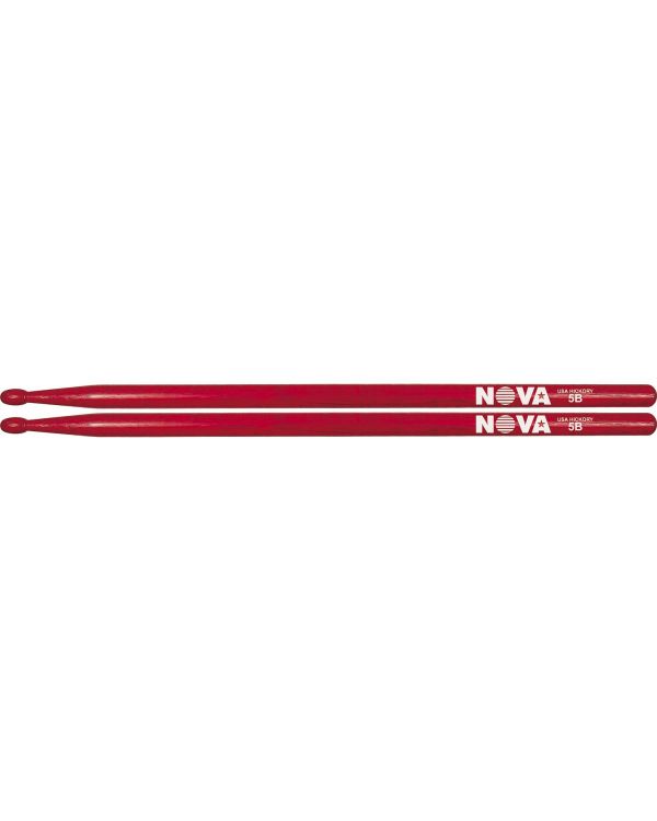 VIC Firth Nova 5B Drumsticks RED (pair)