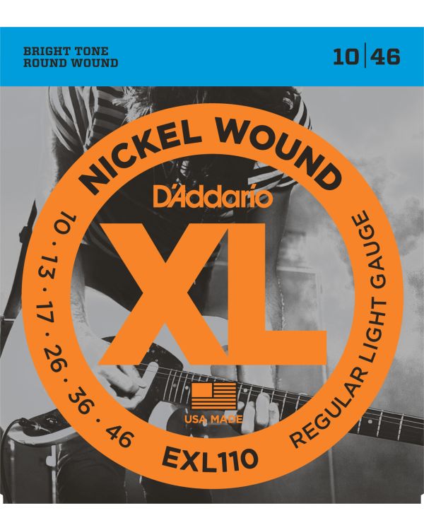 DAddario EXL110 Nickel Electric Guitar Strings Regular Light 10-46