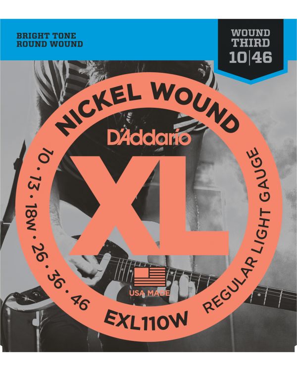 DAddario EXL110W Nickel Wound Electric Guitar Strings 10-46