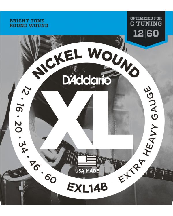 DAddario EXL148 Nickel Electric Guitar Strings Extra-Heavy 12-60