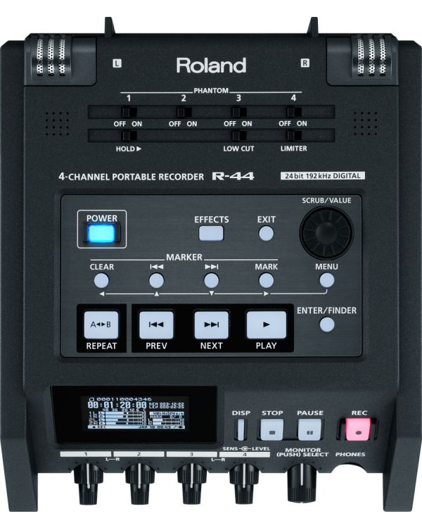 Roland R-44E Compact Portable Field Recorder