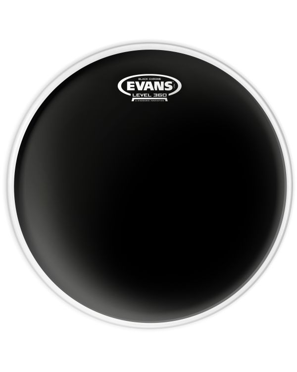 Evans Black Chrome Drum Head, 8 Inch