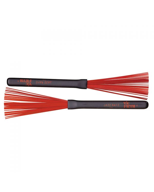 VIC Firth Jazz Rake RED Plastic Brushes (pair)