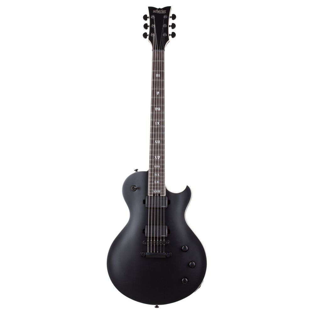 Schecter Solo-II Evil Twin Electric Guitar, Satin Black | PMT Online