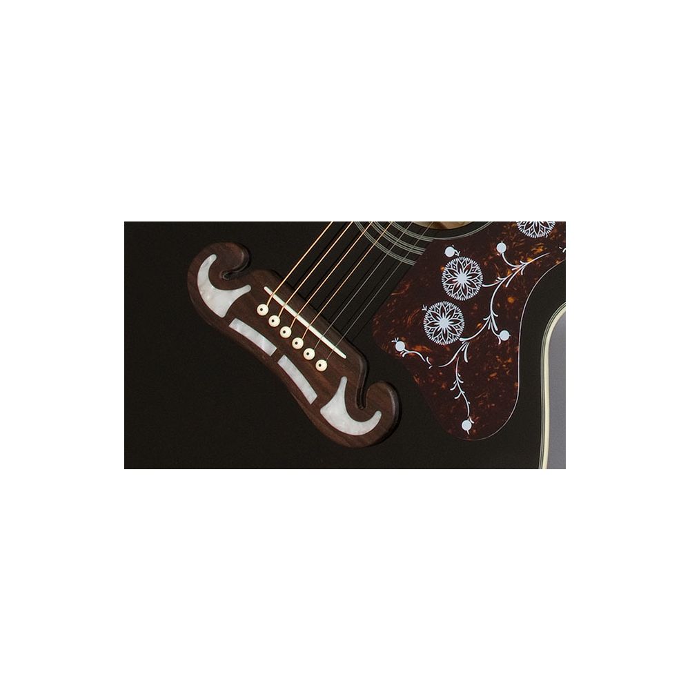 Epiphone J-200EC Electro Acoustic Guitar, Black | PMT Online