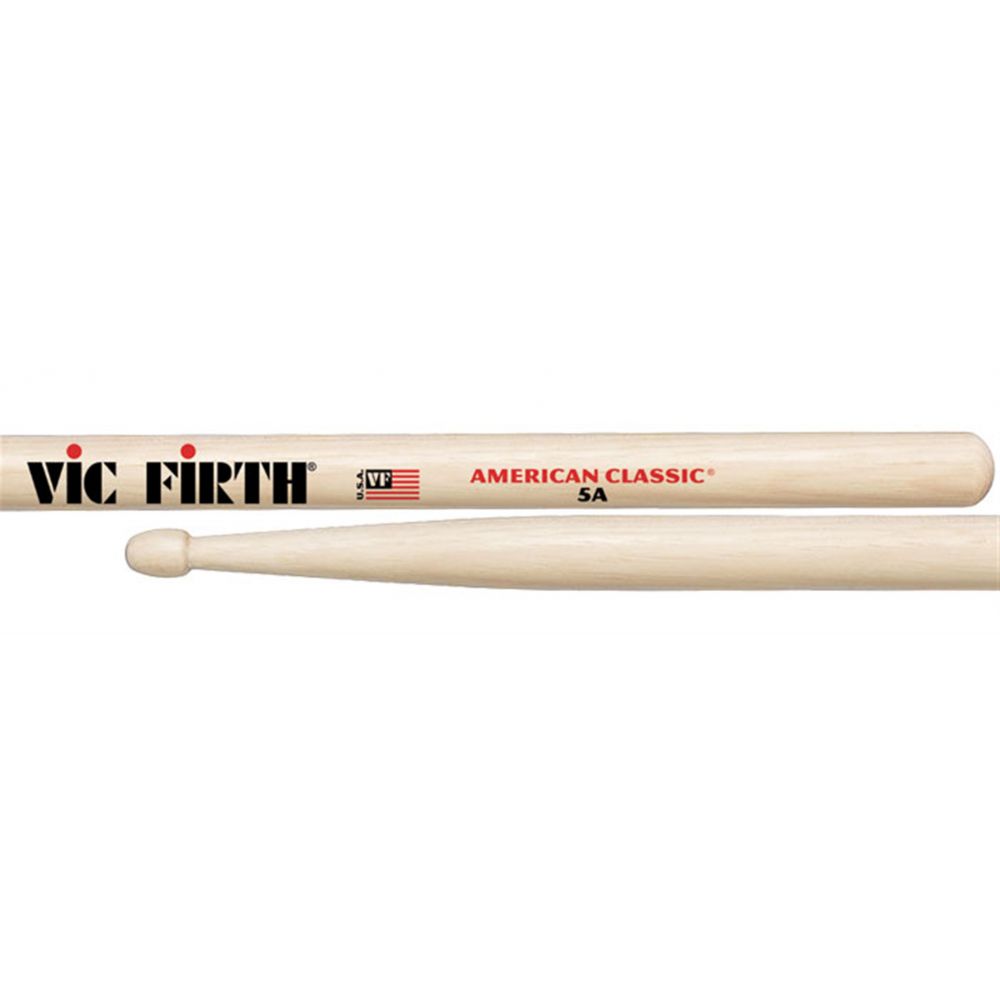 5A　Vic　Wood　Drumsticks　Firth　Classic　American　Tip