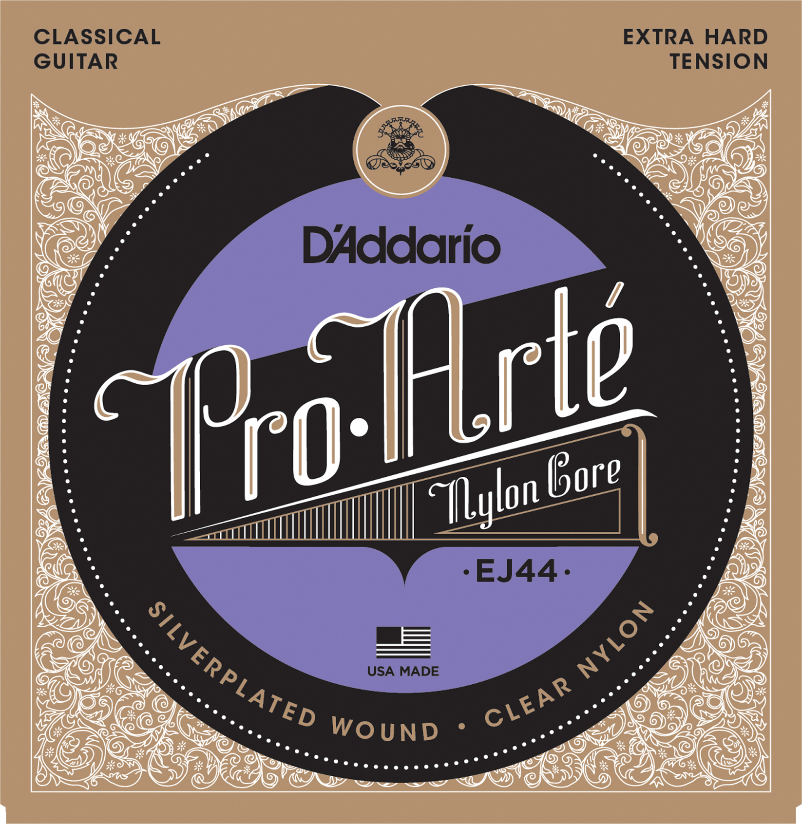 An image of DAddario EJ44 Pro-Arte Nylon Classical Strings Extra Hard Tension | PMT Online