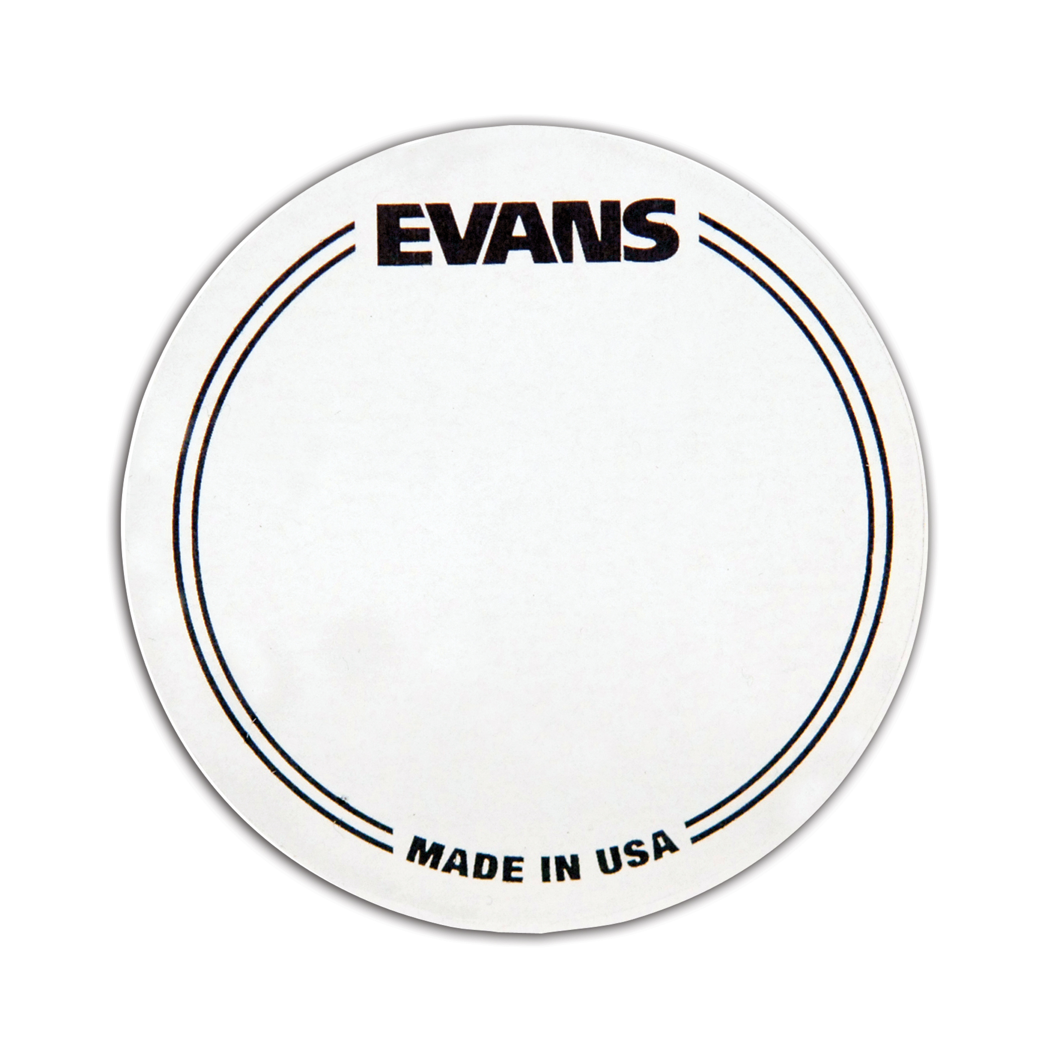 An image of Evans EQ Single Pedal Patch, Clear Plastic | PMT Online