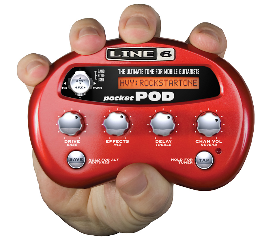 An image of Line 6 Pocket Pod Portable Guitar Amp and FX Processor | PMT Online