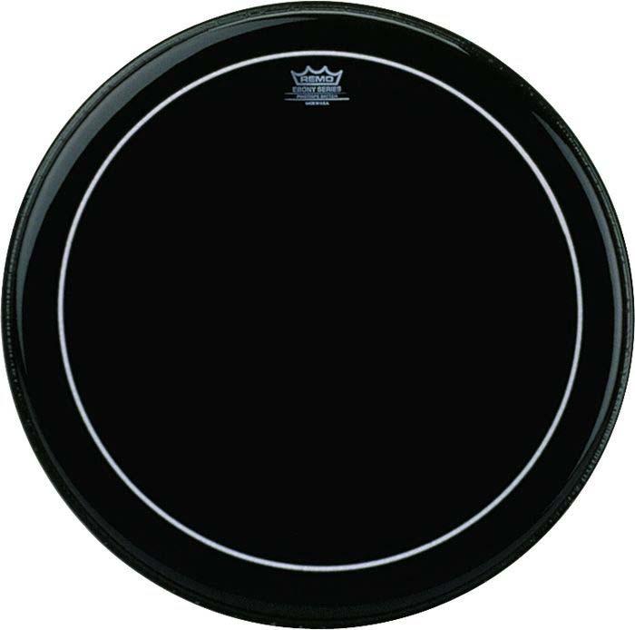 An image of Remo Pinstripe Ebony 10" | PMT Online