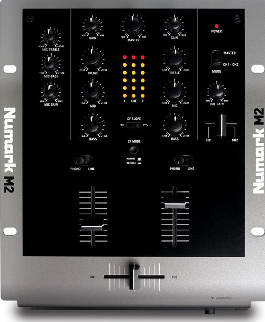 An image of Numark M2 2 Channel Mixer