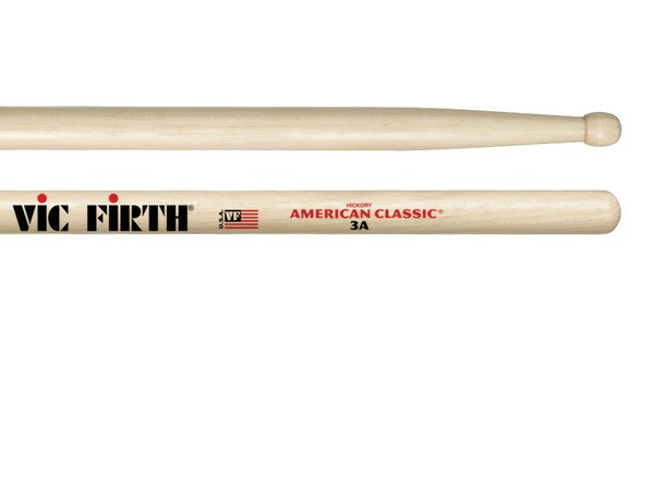 An image of Vic Firth American Classic 3A Drumsticks - Gift for a Drummer | PMT Online