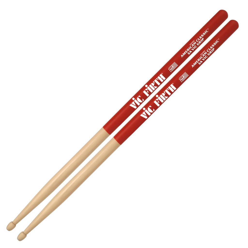 An image of VIC Firth American Classic 5A Drumsticks With VIC Grip (pair) | PMT Online